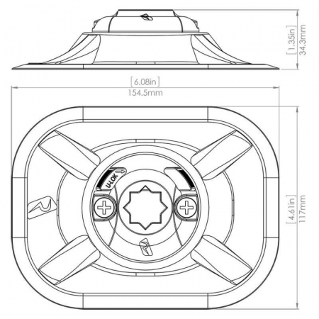 SUPORT LANSETA PENTRU BARCA RAILBLAZA 915019 [5]