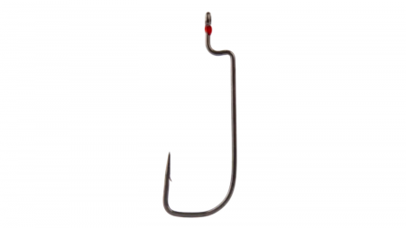 Carlige offset rapitori - Carlige offset Mustad Tac worm titan cu ochet, nr 3/0, 6 buc / plic