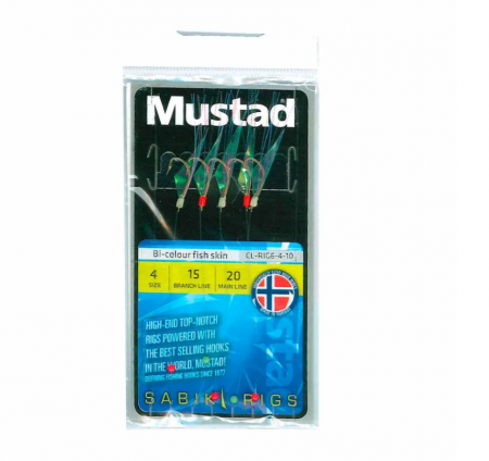 Taparine - TAPARINA MUSTAD BI COLOUR FISH SKIN NR. 6, 5 BUC / PLIC