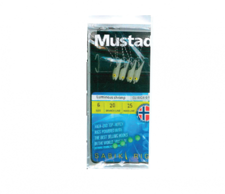 Taparine - TAPARINA MUSTAD LUMINOUS SHRIMP NR. 6, 4 BUC / PLIC