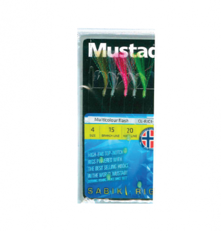 Taparine - TAPARINA MUSTAD MULTICOLOUR FLASH NR. 4, 5 BUC / PLIC