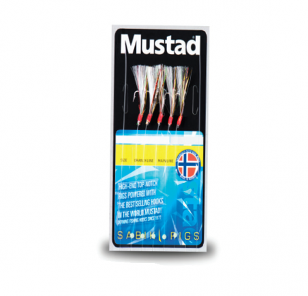 Taparine - TAPARINA MUSTAD RAINBOW FLASHER CARLIGE NR. 6, 5 BUC / PLIC