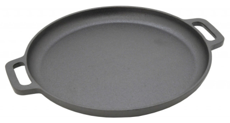 Piese de schimb gratare - Tava rotunda din fonta cu manere Cattara, diametru 30 cm