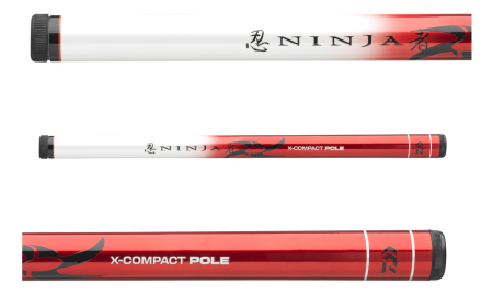 Vergi & rubeziene - Varga carbon Daiwa Ninja X-Compact 4 m