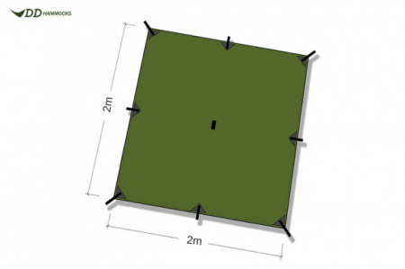 Prelate & tende - Tenda 2x2m Prelata DD Hammocks olive green