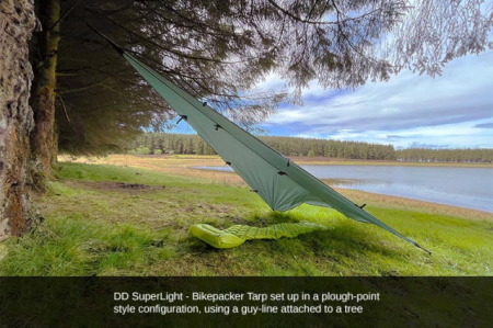 Tenda 3.7m x 2.3m DD Hammocks SuperLight pentru ture cu bicicleta [2]