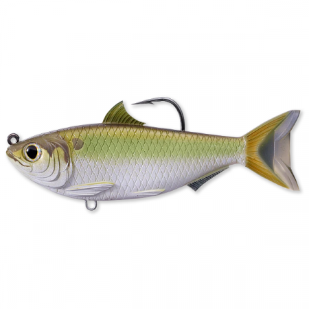 SPORTURI - SWIMBAIT LIVE TARGET THREADFIN SHAD SWIMBAIT 9,5CM/14G 703 GREEN/BRONZE, 1 BUC/ PLIC