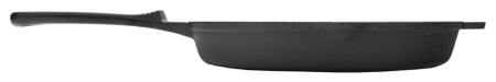 Tigaie fonta Cattara 25 cm cu doua compartimente [2]