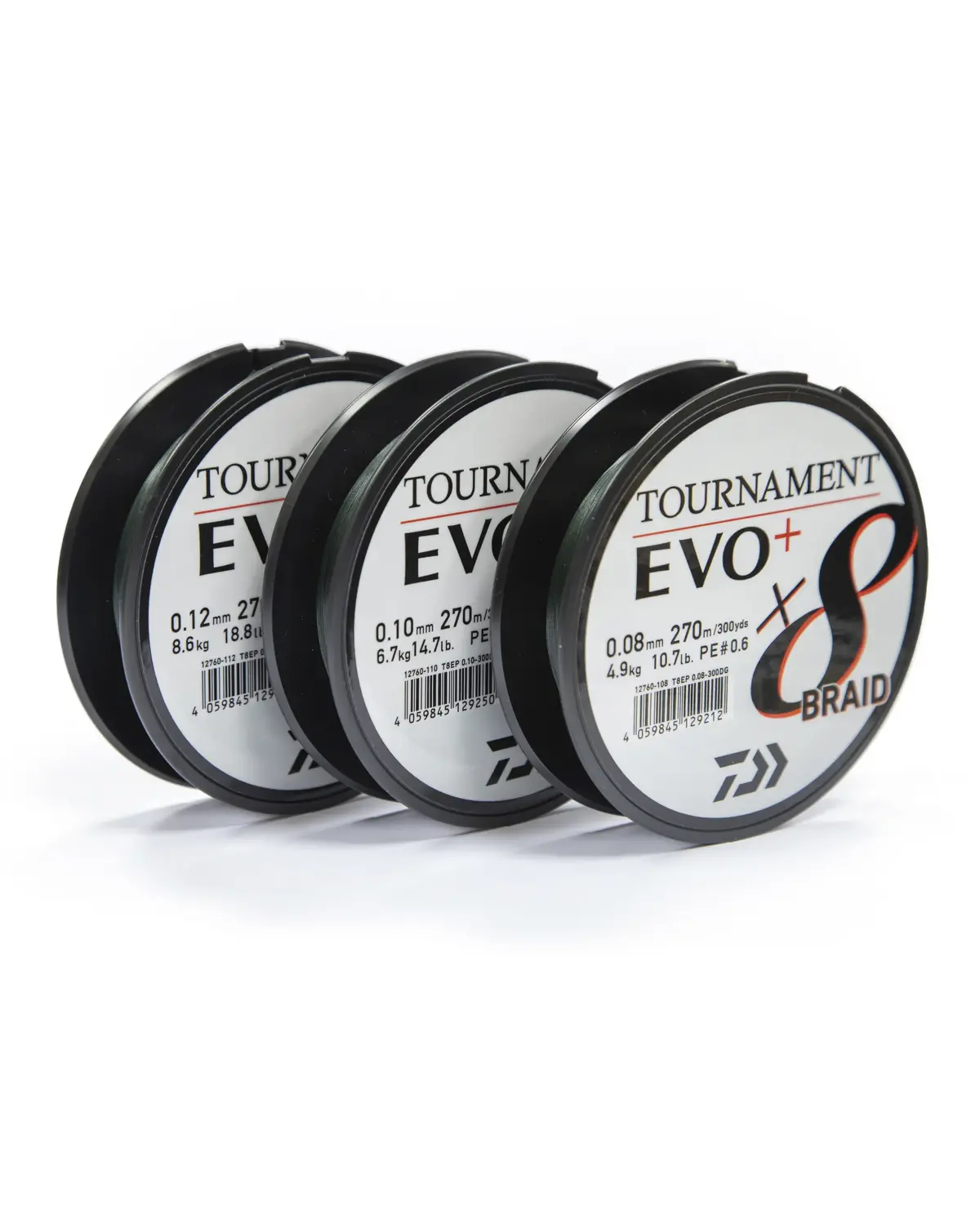 Fir textil Daiwa TN X8 braid EVO+ chartreuse 270 m [1]