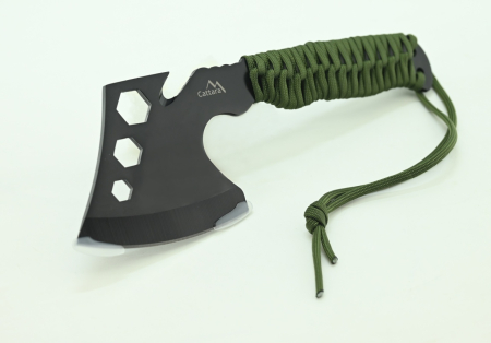 Toporisca multifunctionala Cattara Viking 24 cm cu chei, paracord, teaca [3]