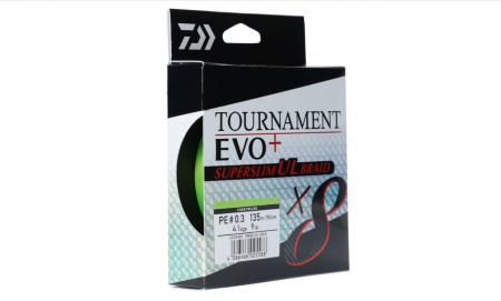 Fir textil Daiwa Tournament 8XBRAID EVO+ SUPER SLIM PE0.4/5,4KG/135M [1]