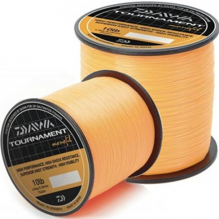 Fire crap - FIR MONOFILAMENT DAIWA TOURNAMENT FLUO ORANGE 031MM.5,44KG.1320M