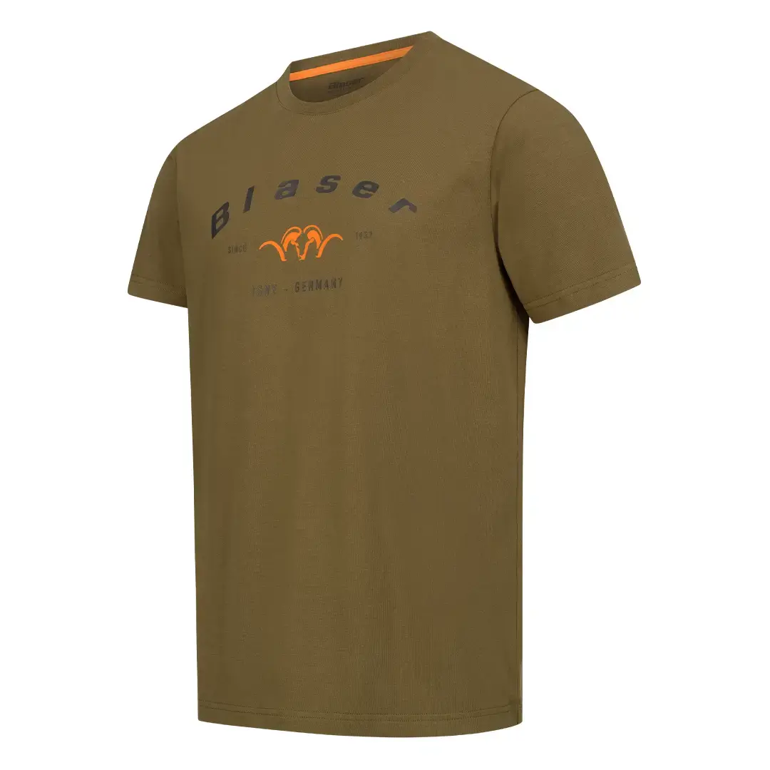 Tricou barbati Blaser Since T 24 dark olive [3]
