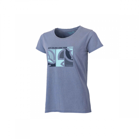 Tricouri - Tricou dama Ternua Warrens mykonos blue