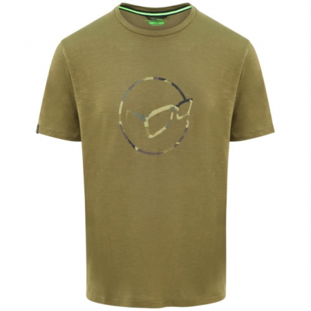 TRICOU KORDA LE DISTRESSED LOGO TEE OLIVE [0]