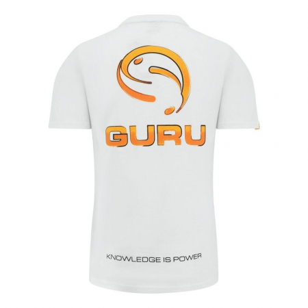 TRICOU BARBATI GURU LOGO TEE WHITE [1]