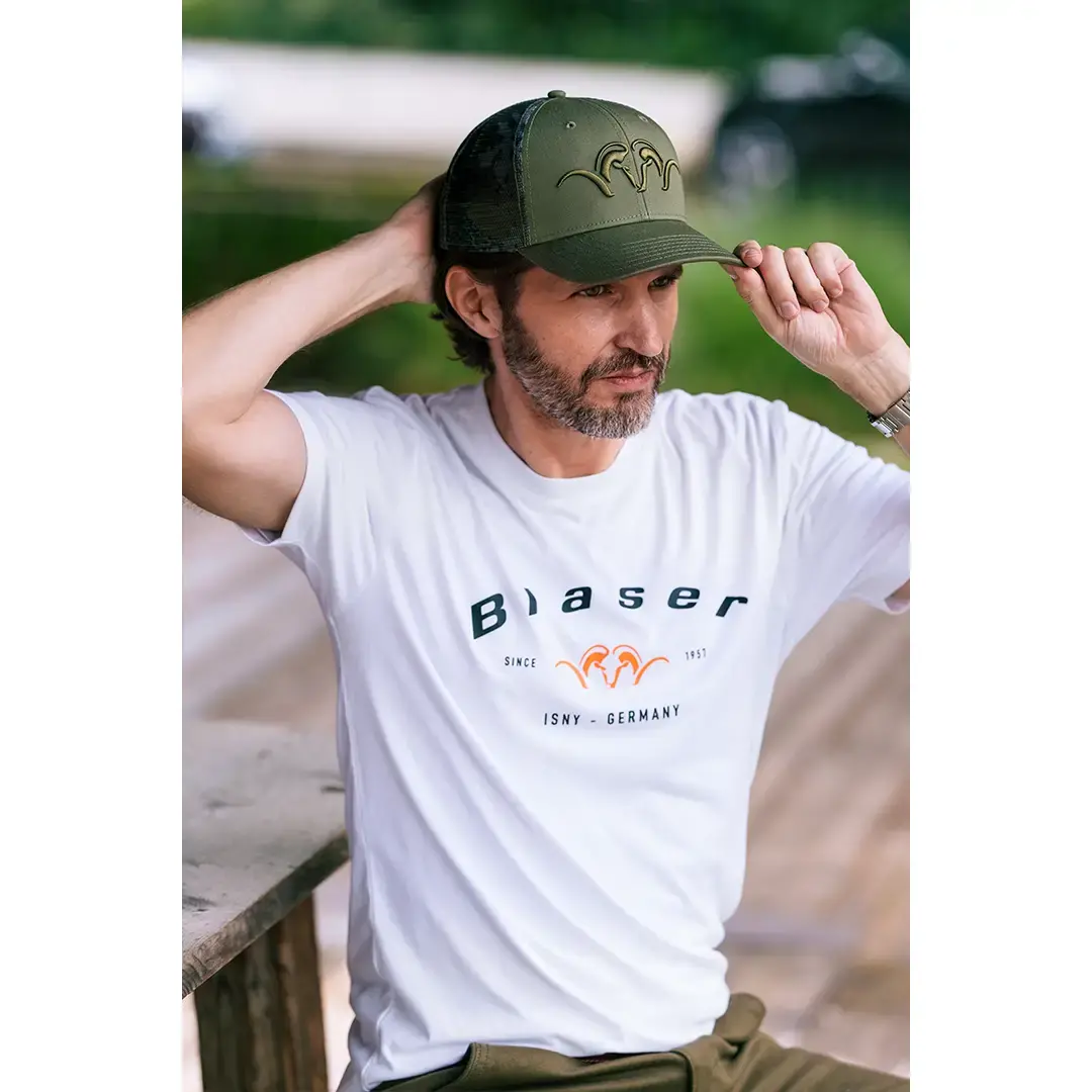 Tricou barbati Blaser Since T 24 white [5]