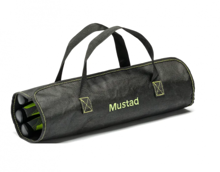 SET CUTITE DE FILETAT MUSTAD CU ASCUTITOR SI HUSA, VERDE [1]