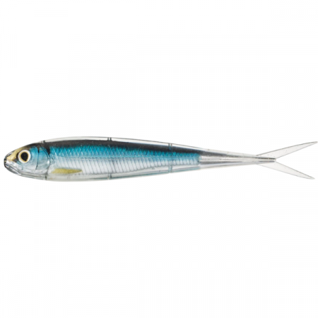 SPORTURI - SHAD LIVE TARGET TWITCH MINNOW SOFT JERKBAIT 10CM 201 SILVER/BLUE, 4 BUC / PLIC