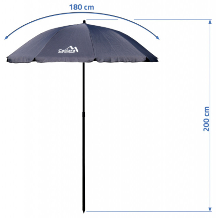Umbrela de soare Cattara Terst 180 cm gri [4]