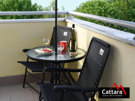 Umbrela de soare Cattara Terst 180 cm gri [5]