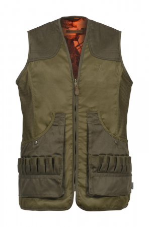 SPORTURI - VESTA REVERSIBILA CU CARTUSIERA PERCUSSION SAVANE KAKI BLAZE