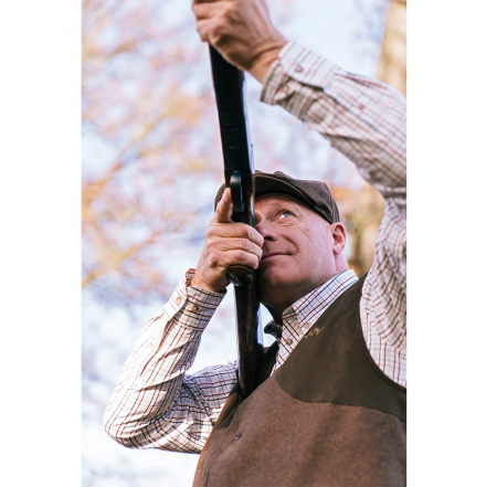 Vesta barbati Blaser Vintage Wing dark brown melange [4]