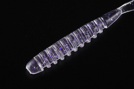 VIERME JACKALL TIDE CURLY 2 INCH CLEAR PRISM NEON 8 BUC / PLIC [1]