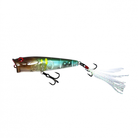 Voblere - VOBLER MUSTAD BURPY POPPER, 6,5CM / 6,3G GRAME, GHOST