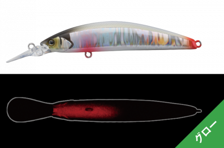 Voblere - VOBLER JACKALL TRICOROLL GT 56SR-F 5,6CM/3,7G ECCHU UKIMIZU WHITE BACK