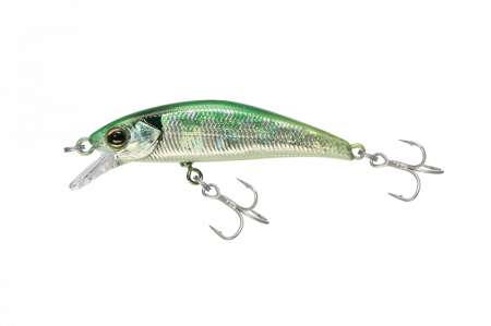 Voblere - VOBLER JACKALL TRICOROLL RYUSHIN 43HW 4,3CM/3G FLASH GREEN BACK