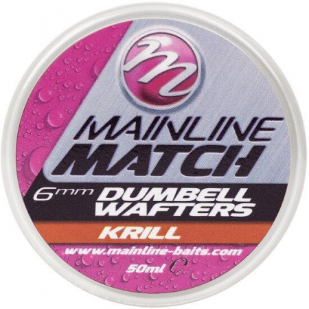 PESCUIT - DUMBELL MAINLINE WAFTERS MATCH RED KILL 6MM