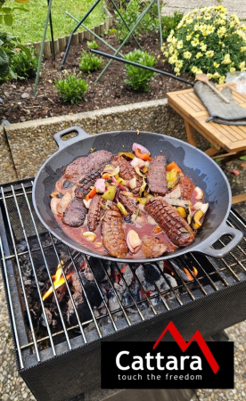 Wok din fonta cu manere Cattara, diametru 31 cm [1]