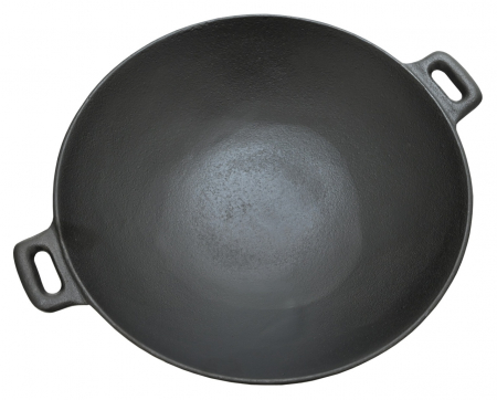 Wok din fonta cu manere Cattara, diametru 31 cm [2]