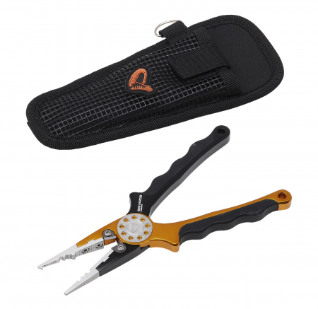Pense & clesti rapitori - CLESTE MULTIFUNCTIONAL SAVAGE GEAR ALU PRO, 18 CM, CU HUSA