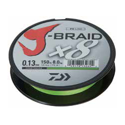 FIR TEXTIL DAIWA J-BRAID X8 CHARTREUSE 016MM/9,0KG/300M [1]