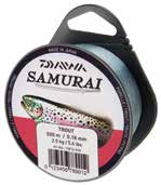 Fire monofilament principal - FIR MONOFILAMENT DAIWA SAMURAI TROUT 022MM/4,5KG/500M
