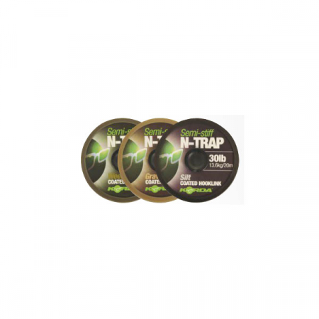 SPORTURI - FIR TEXTIL KORDA N-TRAP SEMI STIFF COATED VERDE 20LBS/20M