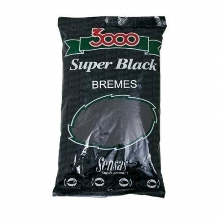 Nada groundbait pescuit - NADA SENSAS 3000 SUPER BLACK BREAM, 1 KG