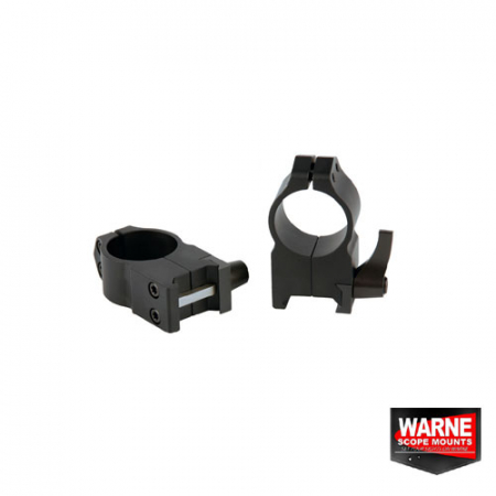 Lunete, binocluri, optica - SET INELE PRINDERE QUICK WEAVER 30 MM, OBIECTIV 56-62 MM WARNE SCOPE MOUNTS