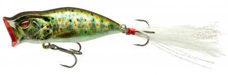 Voblere - VOBLER DAIWA PROREX MINI POPPER 5,5CM/5,7G BROWN TROUT