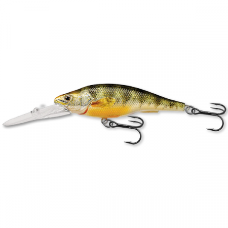Voblere - VOBLER LIVE TARGET YELLOW PERCH JERKBAIT 9,8CM/19G 102 METALLIC/GLOSS