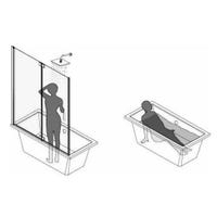 Cada dus dreptunghiulara  Jacob Delafon [4]