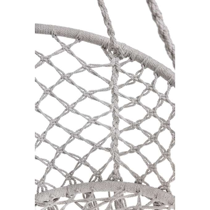 Leagan de gradina cuib de barza cu perna XXL gri 150kg [13]