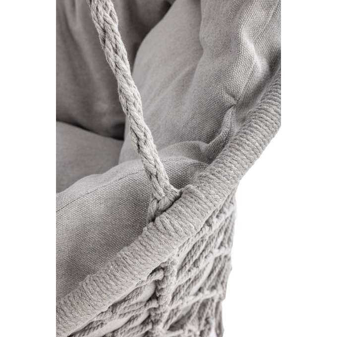 Leagan de gradina cuib de barza cu perna XXL gri 150kg [8]