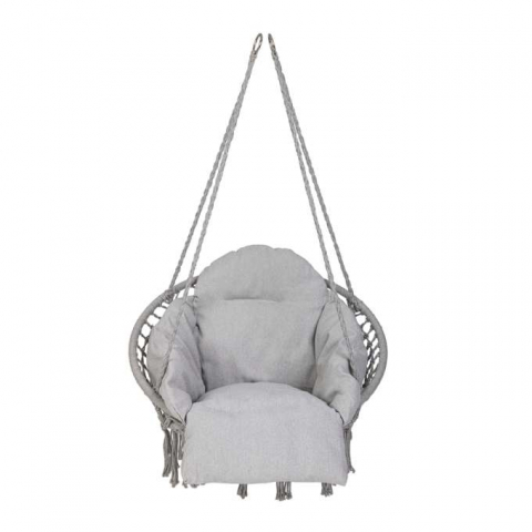 Casa si Gradina - Leagan de gradina cuib de barza cu perna XXL gri 150kg