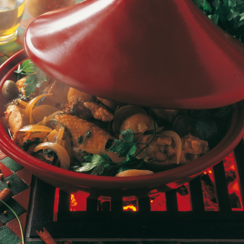 Bucatarie - Tajine  ceramica 32cm/3L Burgundy Emile Henry