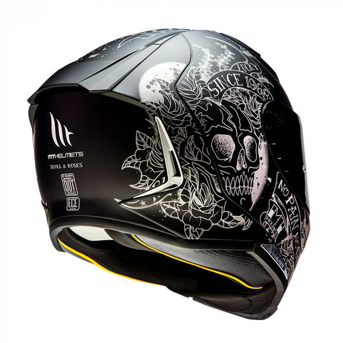 MT Helmets - casca REVENGE 2 Skull & Roses [2]
