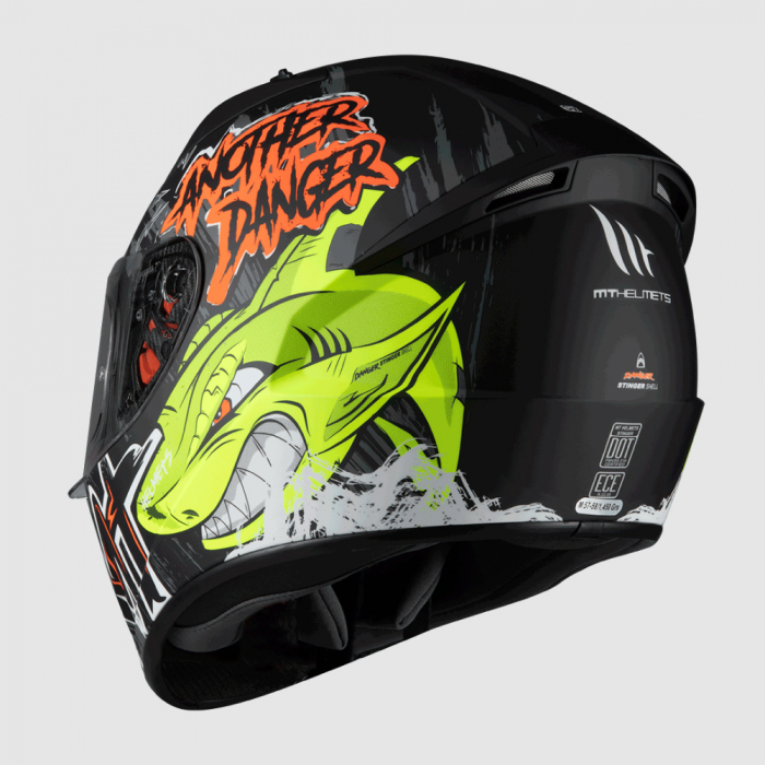 MT Helmets - casca STINGER Danger [2]
