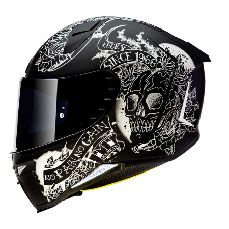 MT Helmets - casca REVENGE 2 Skull & Roses [2]